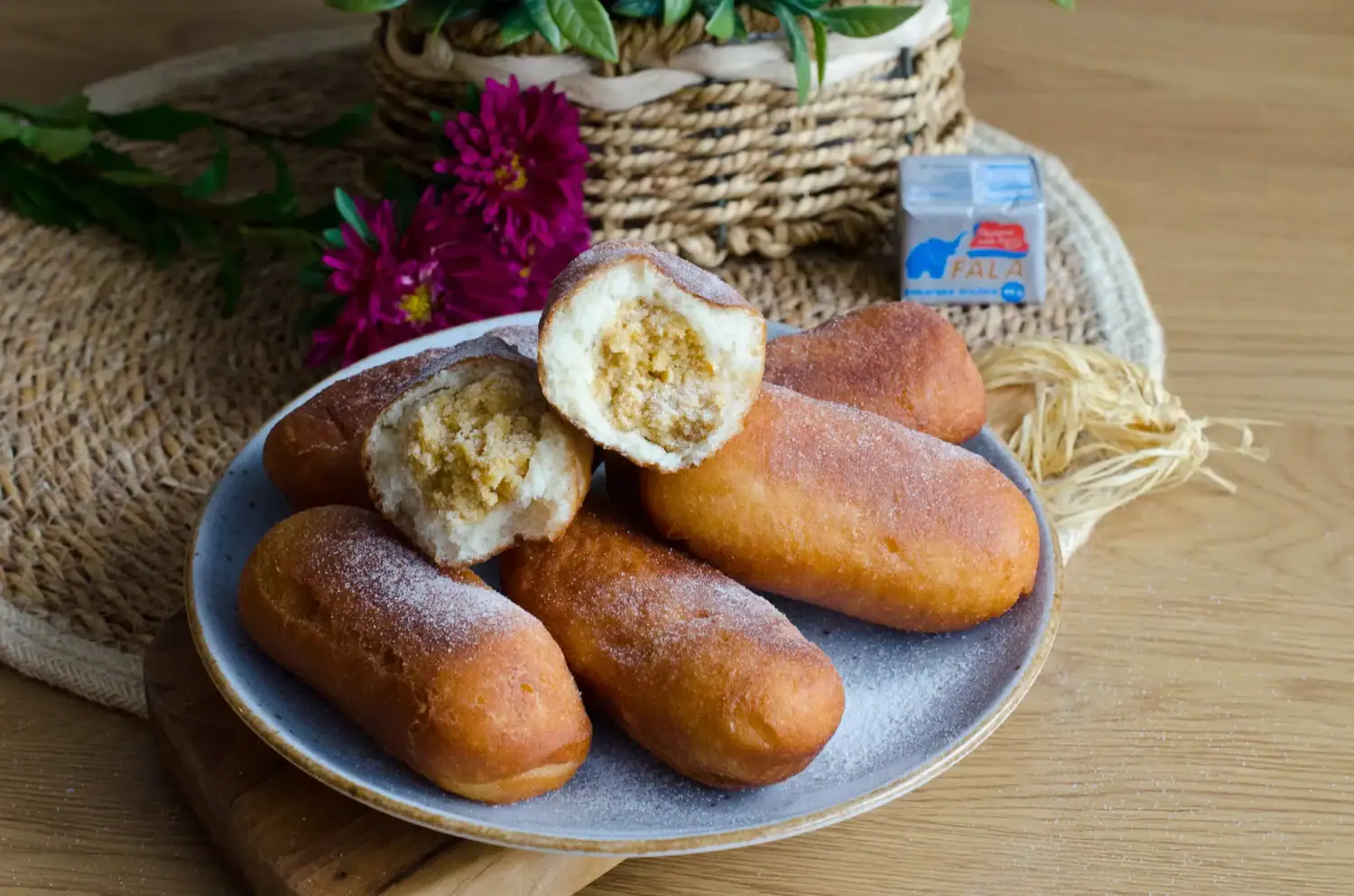 Smažené orechové pirôžky