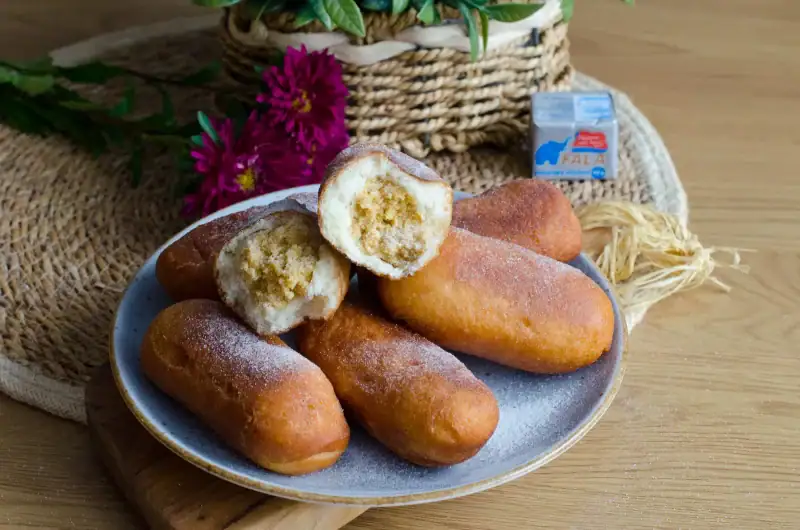 Smažené orechové pirôžky